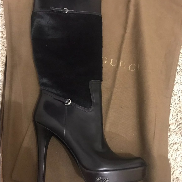 gucci pony hair shoes